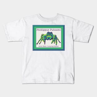 Phidippus Putnami - Jumping Spider Kids T-Shirt